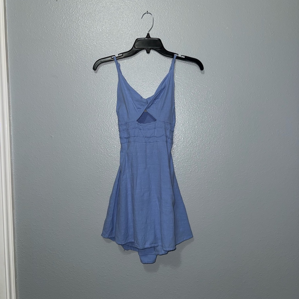 Summer Blue Mini Dress